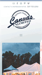 Mobile Screenshot of canvasunlimited.com